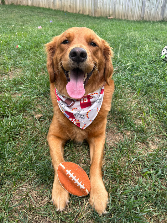 So High School Bandana | KC Football Themed With Friendship Bracelets Tie On Bandana