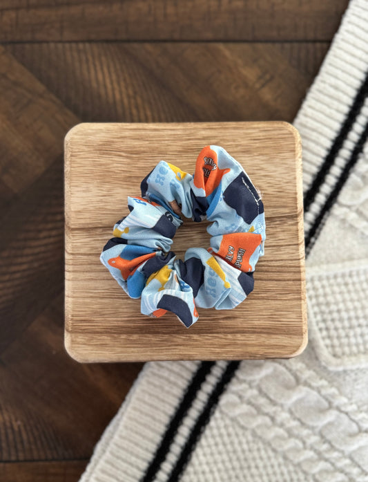 Boys in Blue Scrunchie