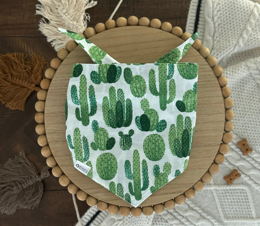 Saguaro Bandana | Boho Cactus Tie On Bandana