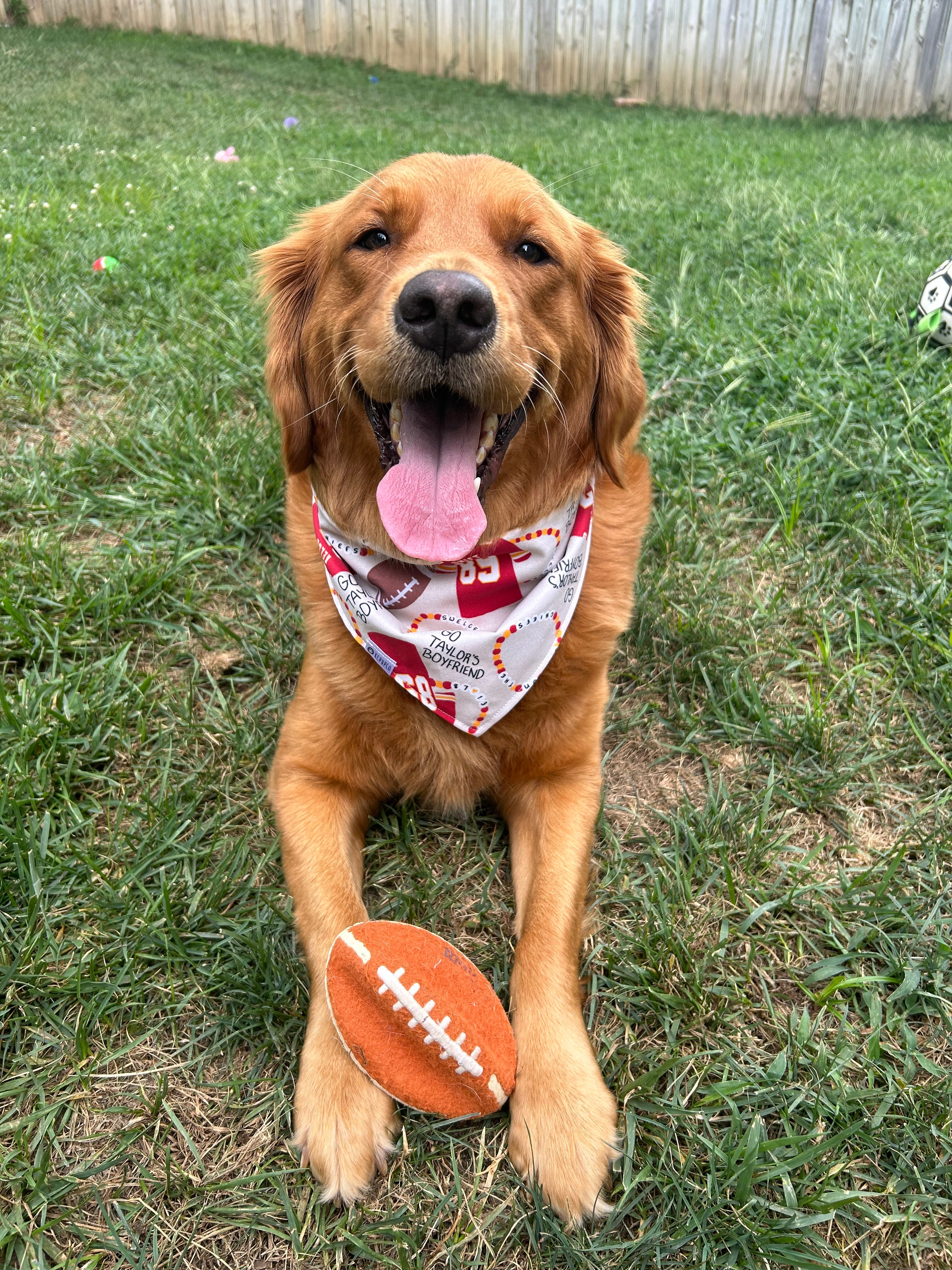 So High School Bandana | KC Football Themed With Friendship Bracelets Tie On Bandana