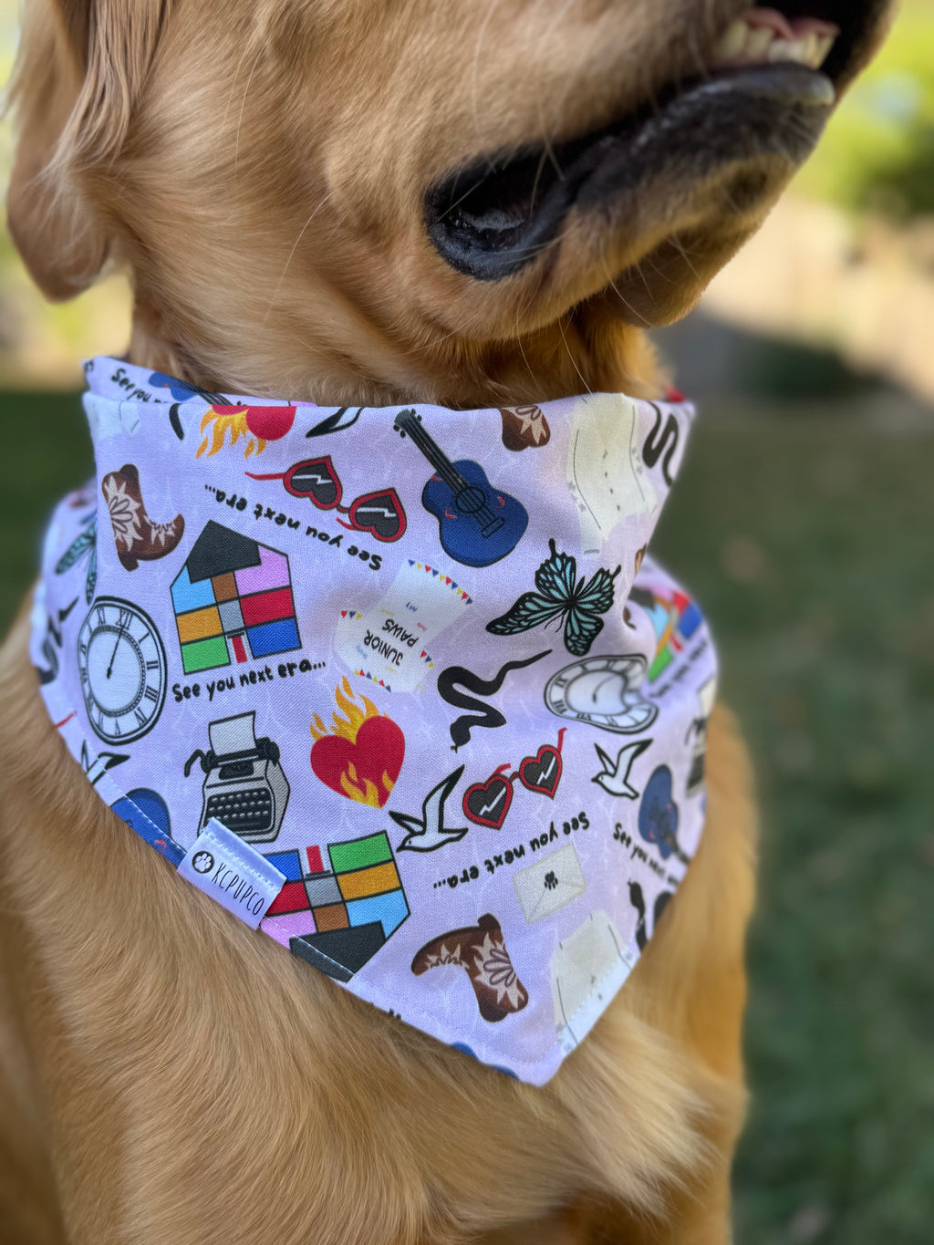 Long Live II Bandana | Pop Culture Eras Themed Tie On Cotton Bandana