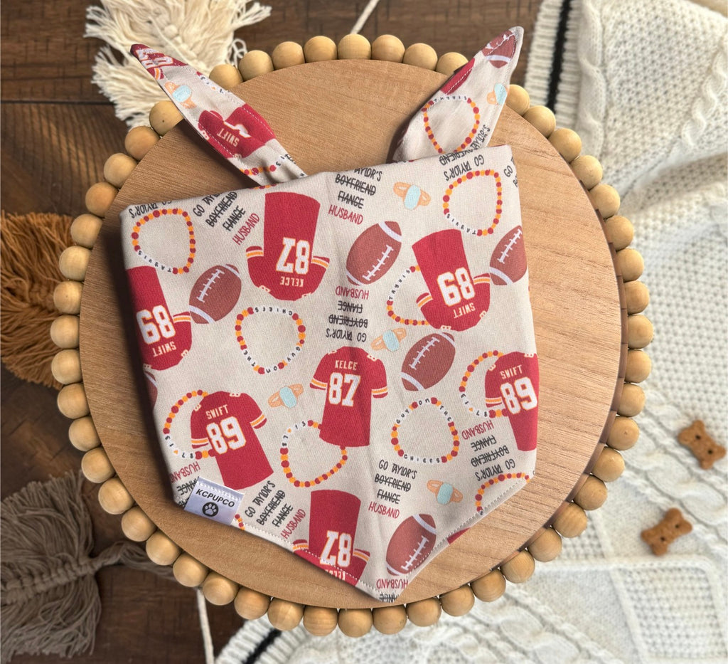 So High School Bandana | KC Football Themed With Friendship Bracelets Tie On Bandana