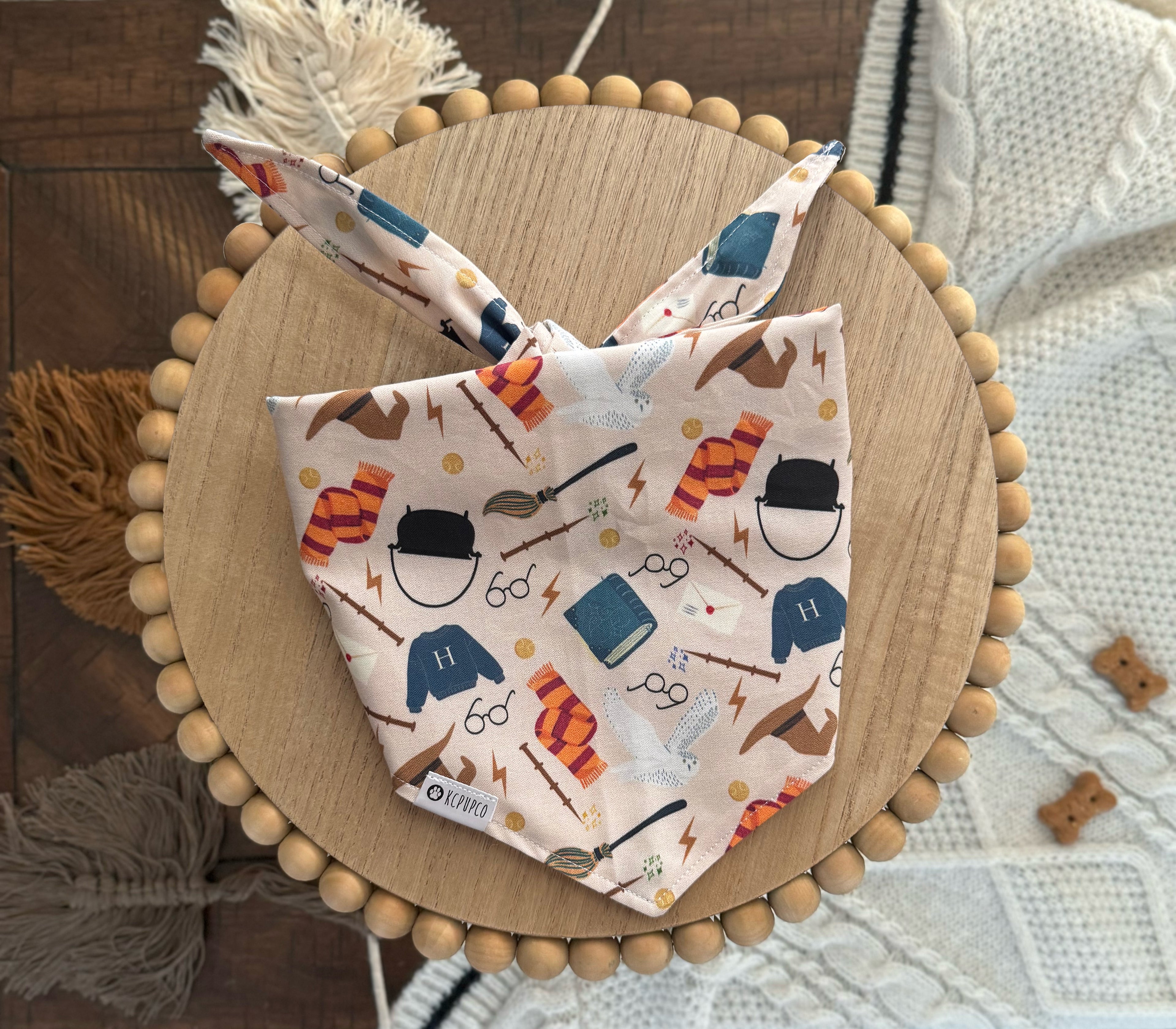 Hairy Pawter | Magical Icons on Cotton Bandana