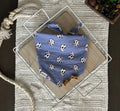 Mabel Bandana | Cows on Purple Cotton Tie On Bandana